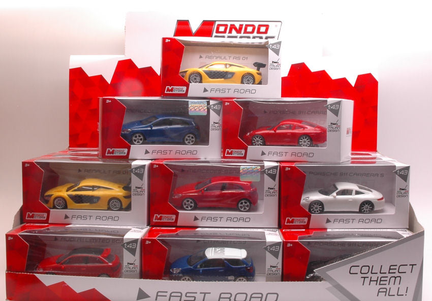 MODELLINO IN SCALA Mondo Motors COMPATIBILE CON AUTO PLASTICA STRADALI Pz.24 MODEL SCALE MM53190 241220