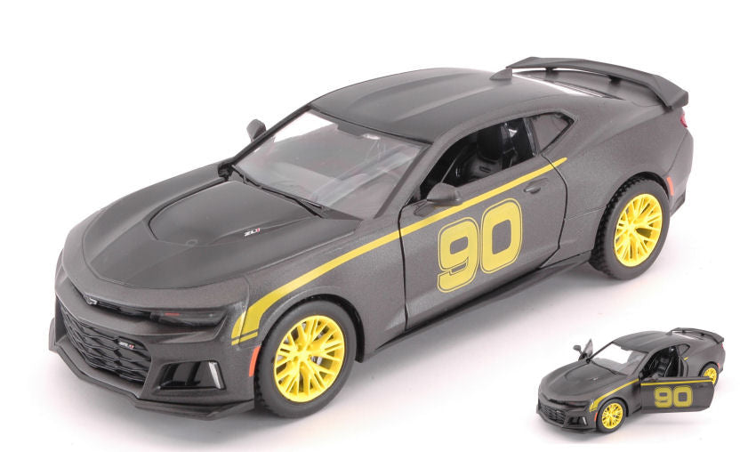 MODELLINO MotorMax CHEVROLET CAMARO ZL1 2017 N.90 MATT BLACK 1:24 MODEL SCALE MTM79510MBK 250506