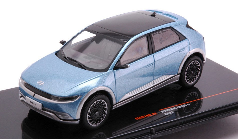 MODELLINO IN SCALA COMPATIBILE CON HYUNDAI IONIQ 5 2022 MET.BLUE 1:43 IXO MODEL CLC514
