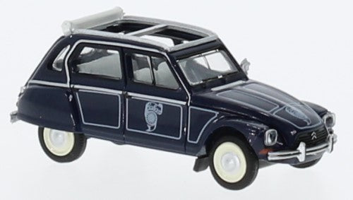 MODELLINO IN SCALA COMPATIBILE CON CITROEN DYANE CABAN 1976 BLUE 1:87 BREKINA BRE14256