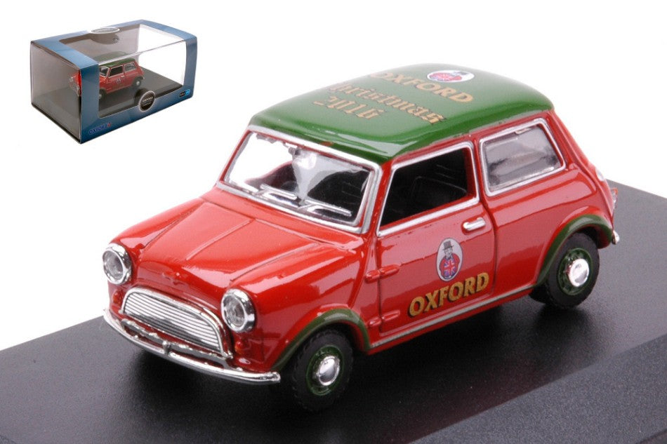 MODELLINO IN SCALA COMPATIBILE CON MINI COOPER XMAS 1:43 OXFORD OXFSP109