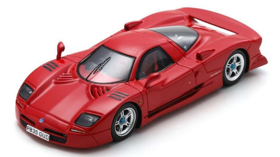 MODELLINO IN SCALA COMPATIBILE CON NISSAN R390 GT1 1997 RED 1:43 SPARK MODEL S3574