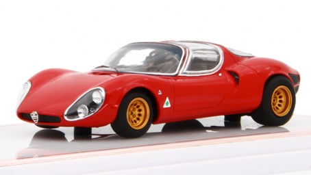 MODELLINO Laudo Racing ALFA ROMEO 33 COUPE STRADALE MUSEUM VERSION 1967 RED 1:43 MODEL SCALE LM153A-43 250506