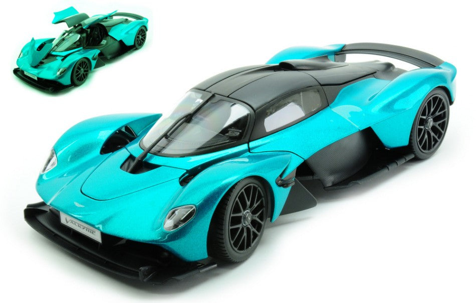 MODELLINO IN SCALA Maisto COMPATIBILE CON ASTON MARTIN VALKYRIE 2022 METALLIC GREEN 1:18 MODEL SCALE MI31465G 241217