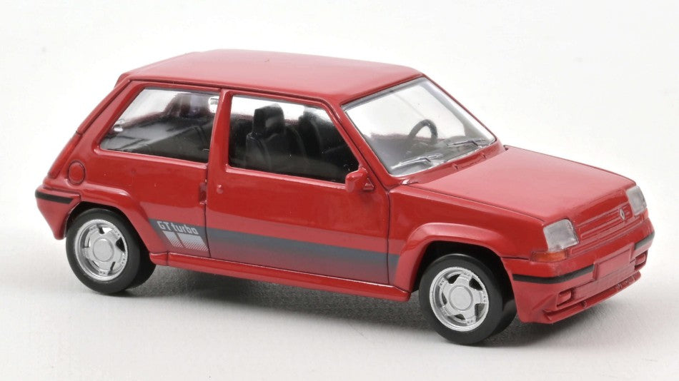 MODELLINO Norev RENAULT SUPERCINQ GT TURBO PH II 1988 RED JET CAR REPRODUCTION 1:43 MODEL SCALE NV510539R 250506