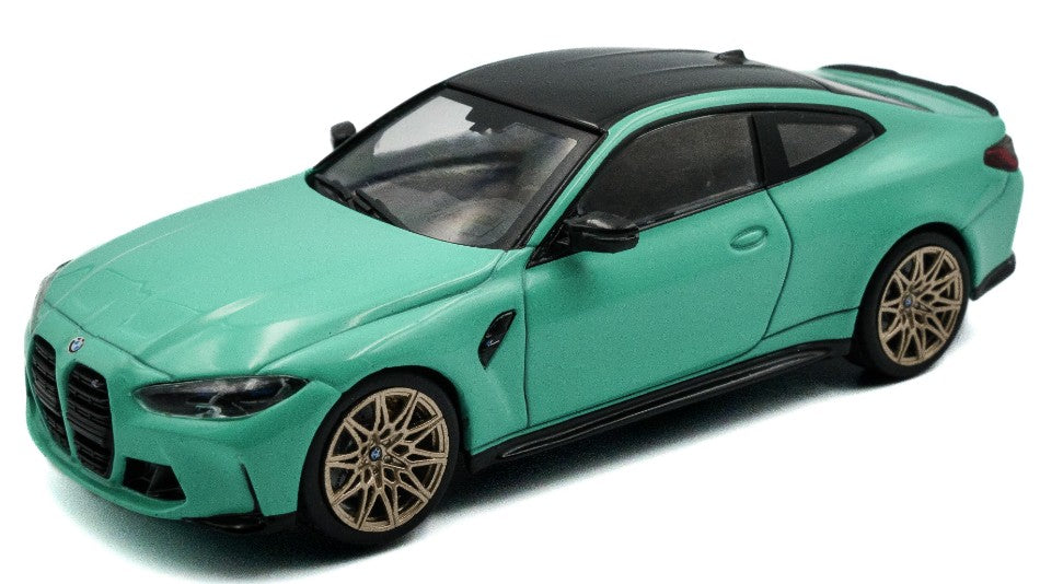 MODELLINO Solido BMW 4-SERIES M4 COUPE COMPETITION (G82) 2023 MINT GREEN 1:43 MODEL SCALE SL4316002 250506