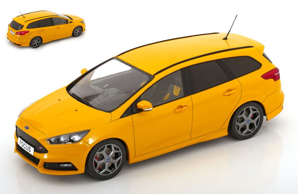 MODELLINO ModelCarGroup FORD FOCUS ST TURNIER 2014 YELLOW 1:18 MODEL SCALE MCG18464 250506