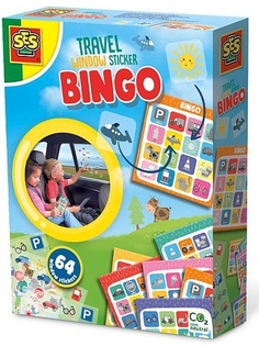 Gioco di viaggio - BINGO, incollare immagini sul finestrino dell'auto