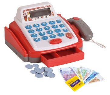 Cassa piccola digitale in plastica con accessori a batteria con suono e luce