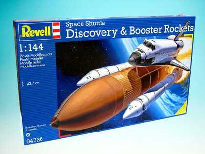Plastic ModelKit Universo 04736 - Space Shuttle Discovery + razzi booster (1: 144)
