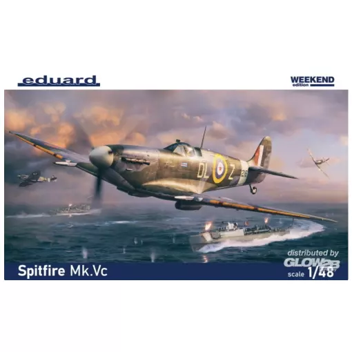 Avion Spitfire MK.Vc édition week-end - Eduard Plastic Kits 84192 - 1/48