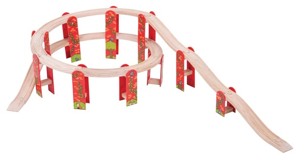 Bigjigs Rail Set di binari multilivello