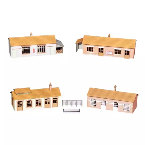 4 Locaux Polyvalents - Régions et Compagnies DEP011 - HO 1/87