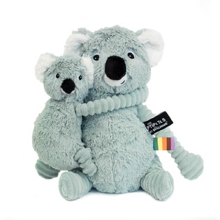 Ptipotos Koala di peluche Trankilou menta - mamma con bambino