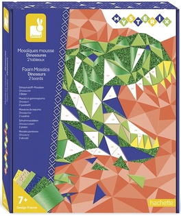Janod Atelier Set Maxi Mosaico Dinosauri dai 7 anni