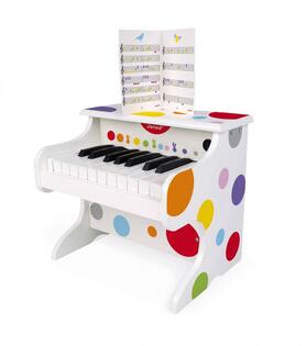 Janod Strumento musicale in legno Pianoforte elettronico Confetti