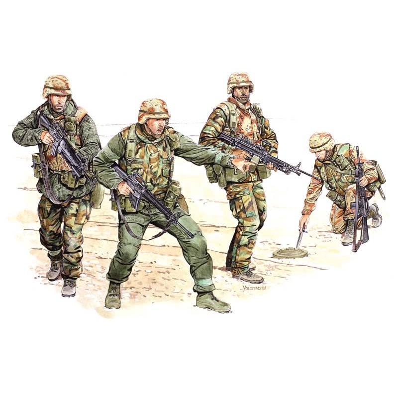 1ª Divisione di Fanteria degli Stati Uniti "Big Red One". DRAGON 3015