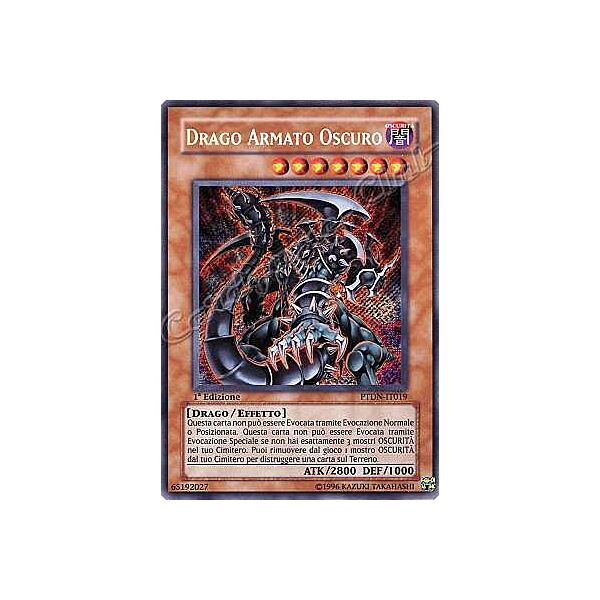 PTDN-IT019 Drago Armato Oscuro rara segreta 1a Edizione (IT)  -PLAYED-