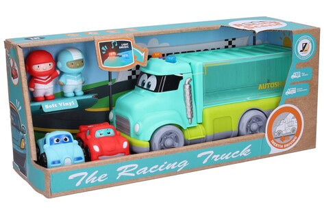 Set di auto da corsa con effetti 4 pezzi