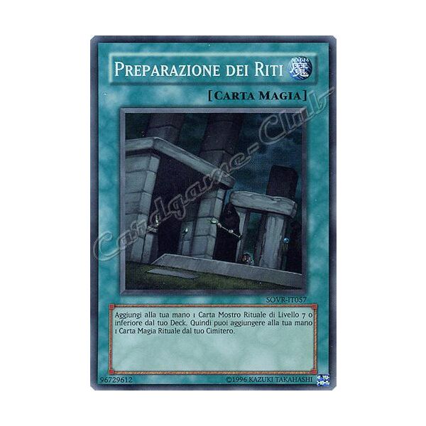 SOVR-IT057 Preparazione dei Riti super rara Unlimited (IT)  -PLAYED-