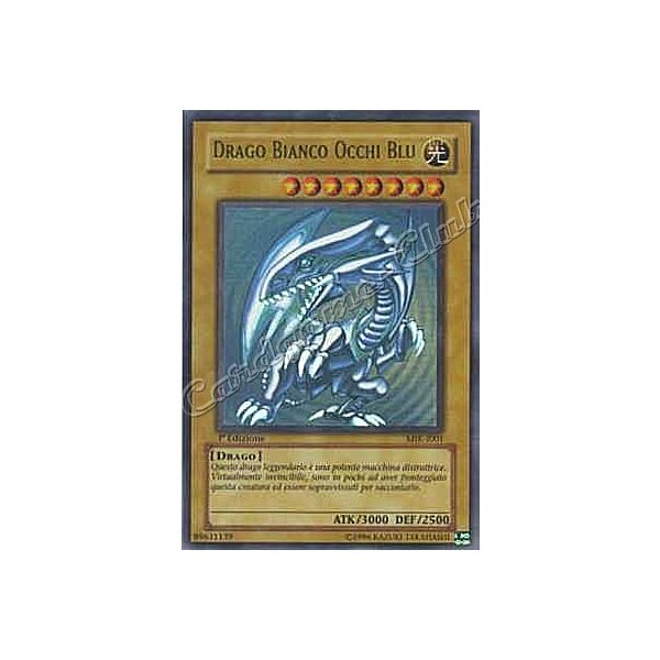 MIK-I001 Drago Bianco Occhi Blu ultra rara 1a Edizione (IT)  -PLAYED-