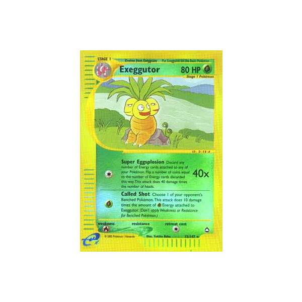 012 / 147 Exeggutor rara foil reverse (EN)  -PLAYED-