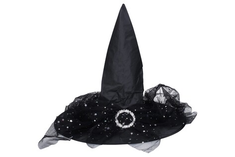 Set carnevale - cappello da stregone 38x33 cm