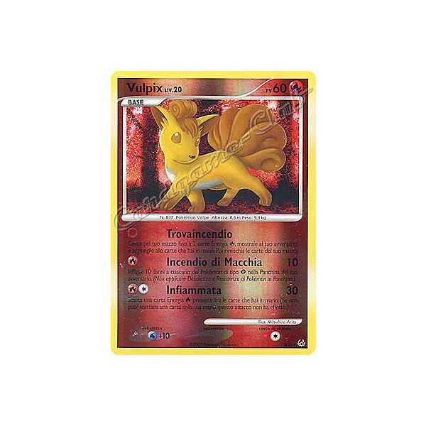 SH6 Vulpix LIV.20 rara foil reverse (IT) -PLAYED-