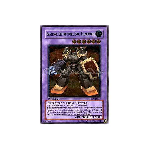 EEN-IT033 Bastione Distruttore Eroe Elementale rara ultimate 1a Edizione (IT)  -PLAYED-