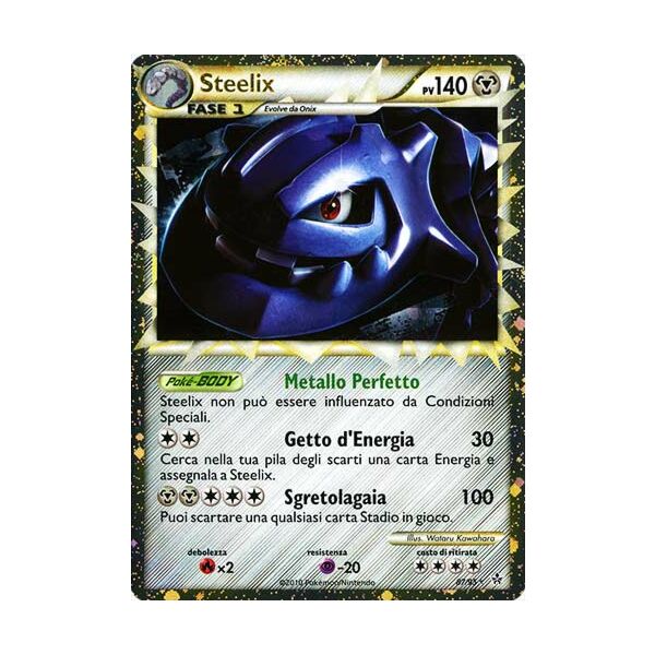 87 / 95 Steelix rara prime foil (IT) -PLAYED-
