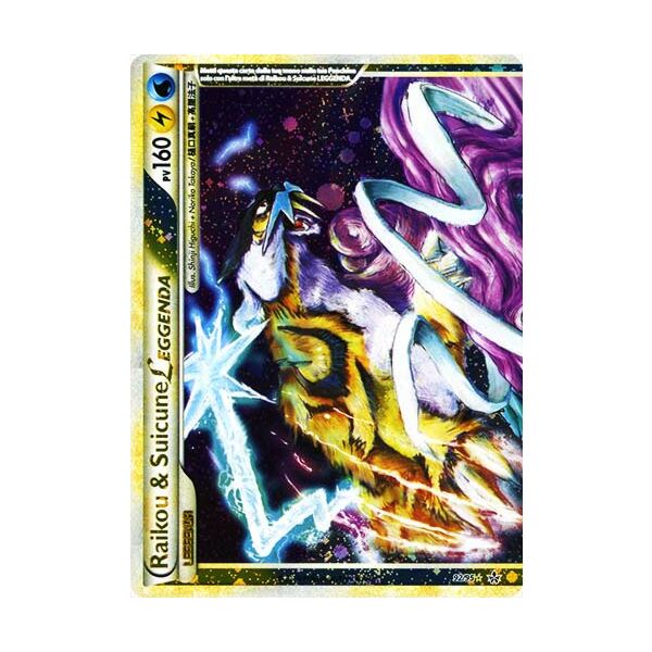 92 / 95 Raikou & Suicune Leggenda rara foil (IT)  -PLAYED-