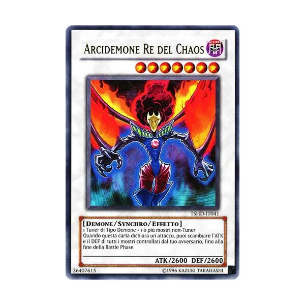 TSHD-IT041 Arcidemone Re del Chaos ultra rara Unlimited (IT) -PLAYED-