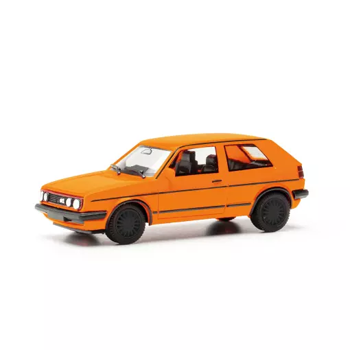 Volkswagen Golf II GTI - Orange - Herpa 420846-003 - HO 1/87