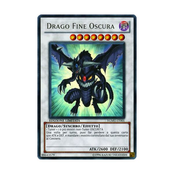 YGMU-IT001 Drago Fine Oscura ultra rara Edizione Limitata (IT) -NEAR MINT-