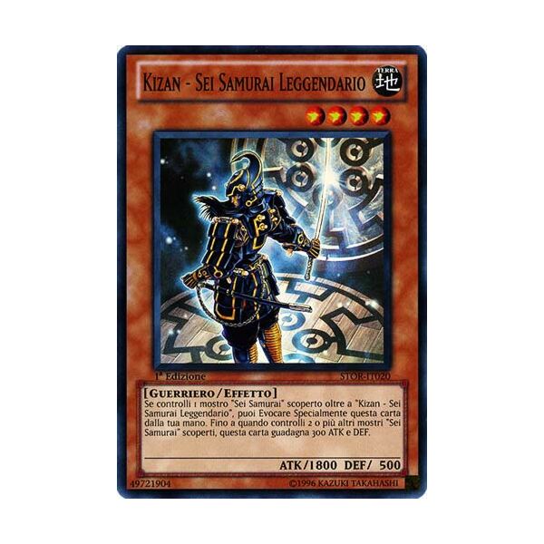 STOR-IT020 Kizan-Sei Samurai Leggendario super rara 1a Edizione (IT)  -PLAYED-