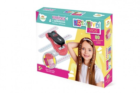 Pietre scintillanti non solo per i capelli con applicatore e accessori