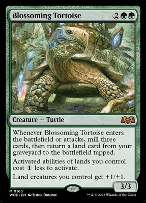 Blossoming Tortoise Wilds of Eldraine