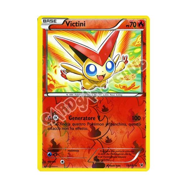015 / 101 Victini rara foil reverse (IT) -PLAYED-