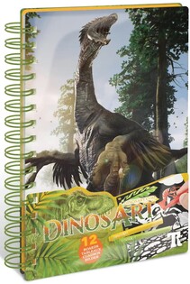 Libri da colorare in velluto DinosArt