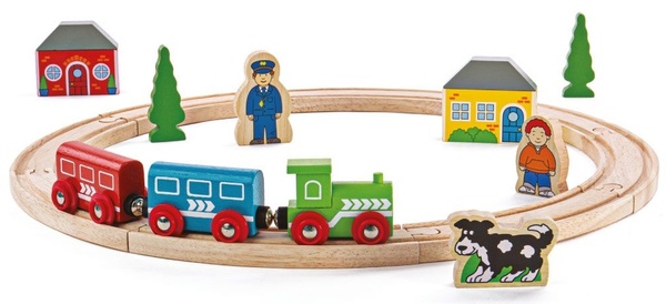 Bigjigs Rail Il mio primo binario del treno 19 parti