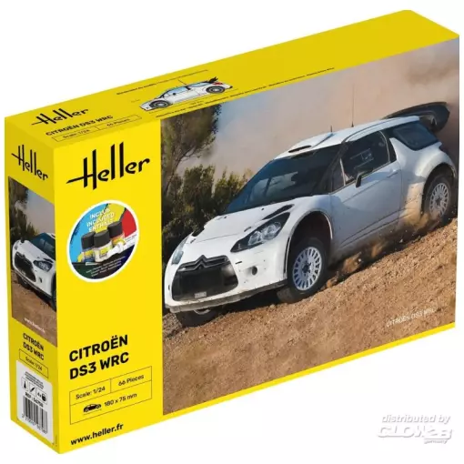 Citroen DS3 WRC - HELLER 56758 - 1/24