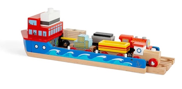 Traghetto del treno ferroviario Bigjigs