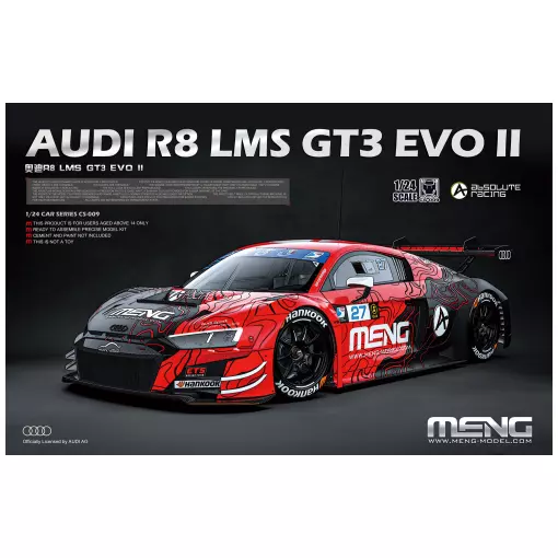 Audi R8 LMS GT3 EVO II - Meng-Model CS-009 - 1/24