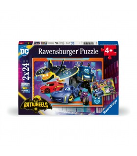 2 Puzzle da 24 Pezzi - Batwheels