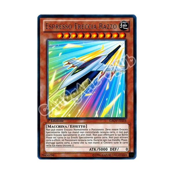 GAOV-IT016 Espresso Freccia Razzo rara 1a Edizione (IT)  -GOOD-