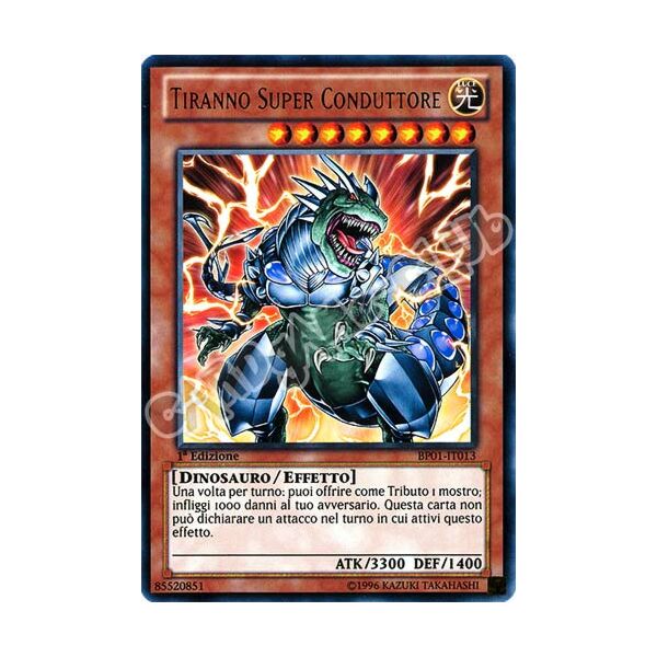 BP01-IT013 Tiranno Super Conduttore rara 1a Edizione (IT)  -GOOD-