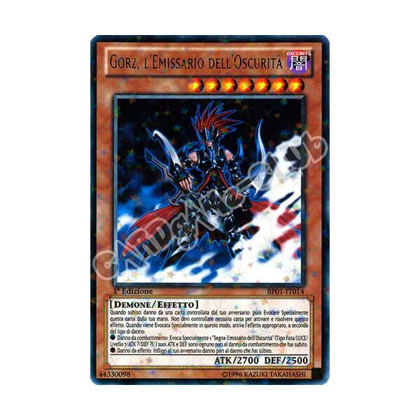 BP01-IT014 Gorz, l'Emissario dell'Oscurita' rara starfoil 1a Edizione (IT)  -GOOD-