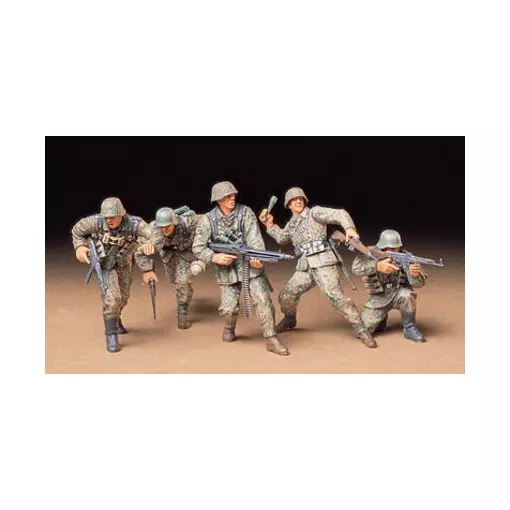 Set di 5 fanti tedeschi - Tamiya 35196 - 1/35
