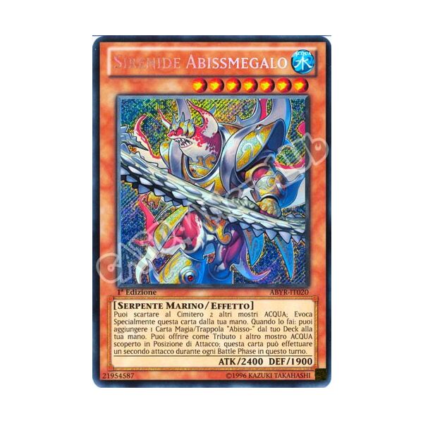 ABYR-IT020 Sirenide Abissmegalo rara segreta 1a Edizione (IT)  -GOOD-
