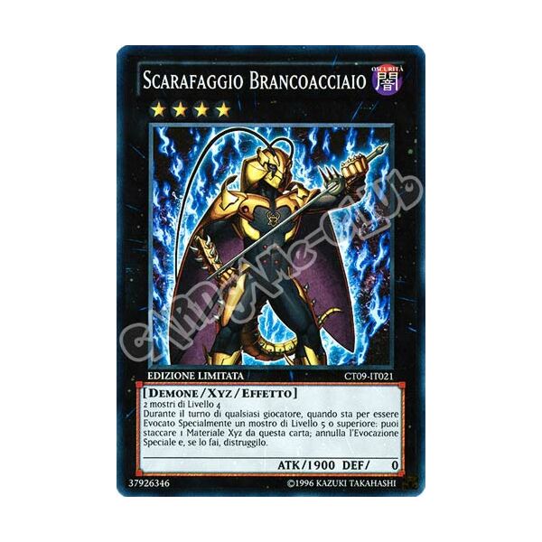 CT09-IT021 Scarafaggio Brancoacciaio super rara Edizione Limitata (IT) -NEAR MINT-